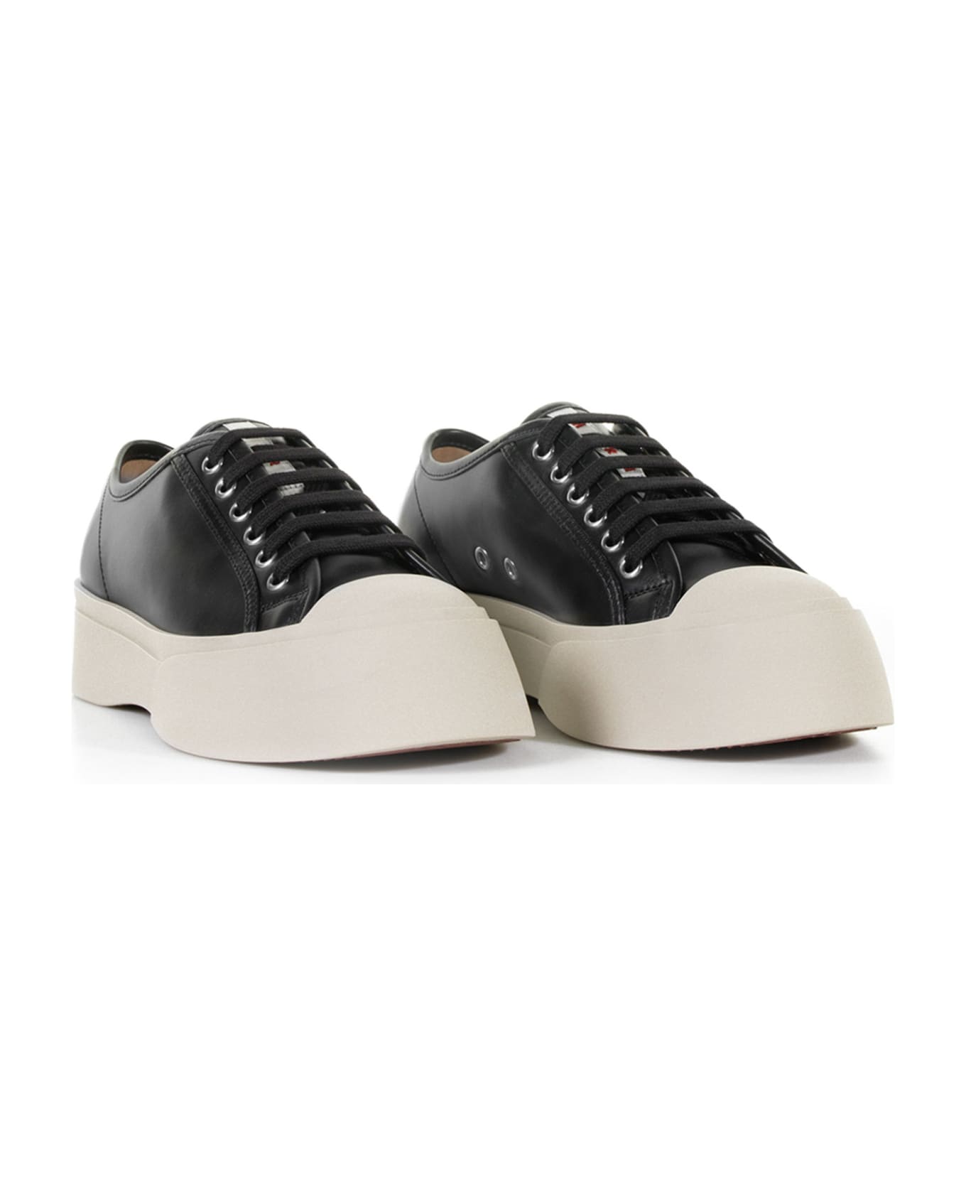 Marni Pablo Low Sneaker In Nappa Leather - BLACK