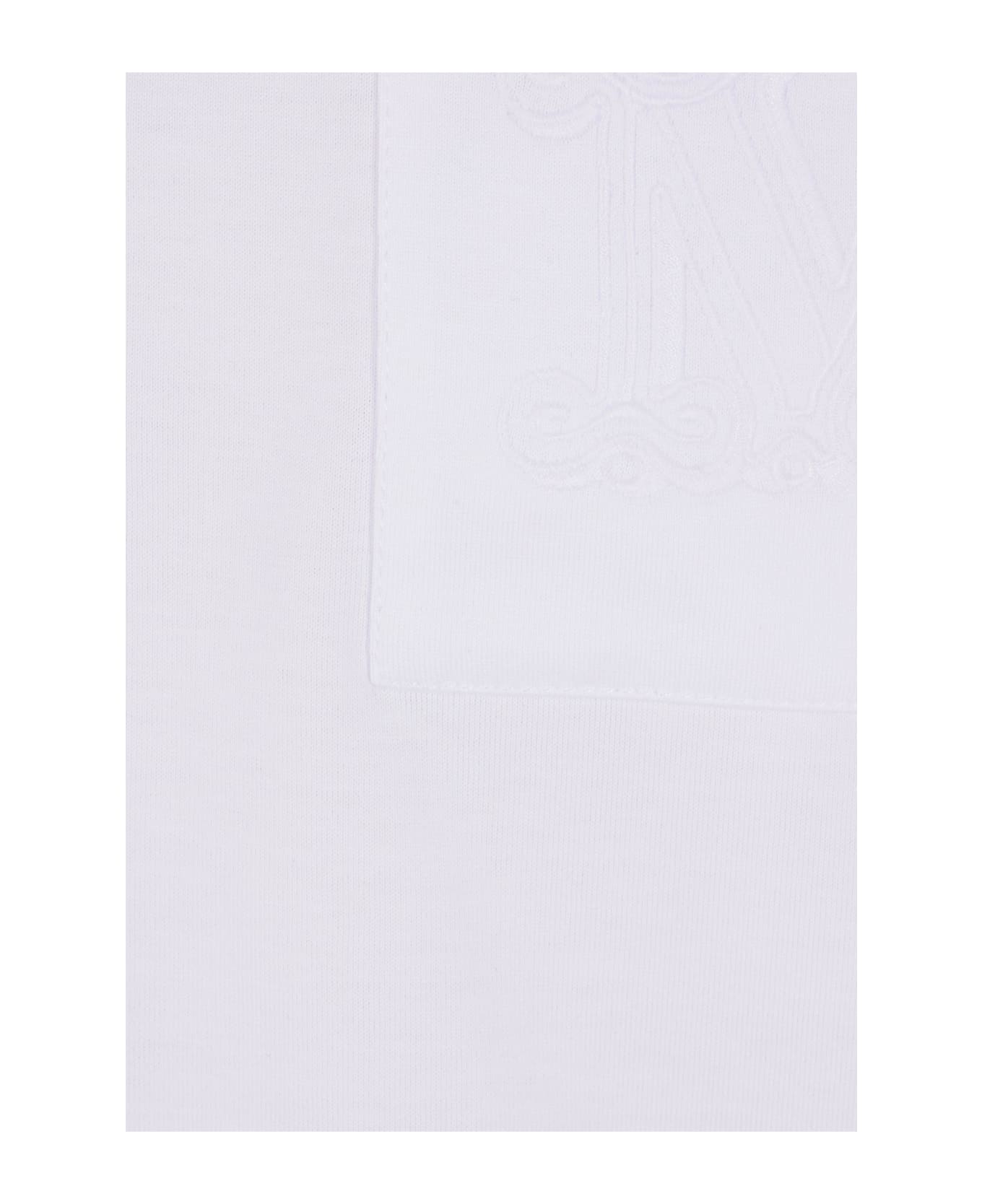 Max Mara Papaia T-shirt In Cotton - WHITE