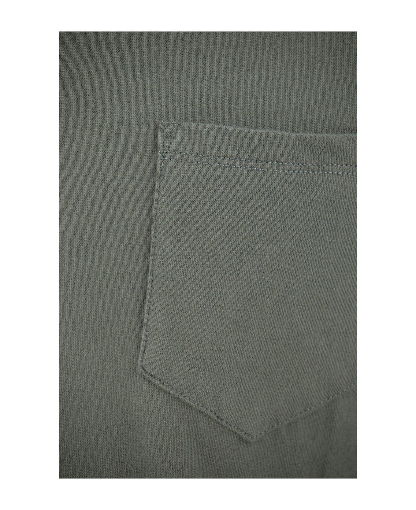 Majestic Filatures Deluxe Cotton Long Sleeve Shirt - Graphite