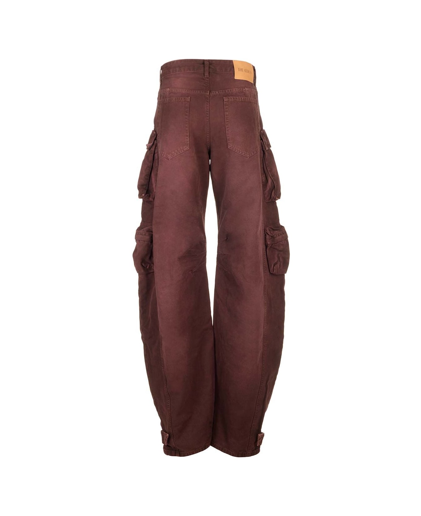 The Attico ''fern'' Multi-pocket Jeans - Bordeaux