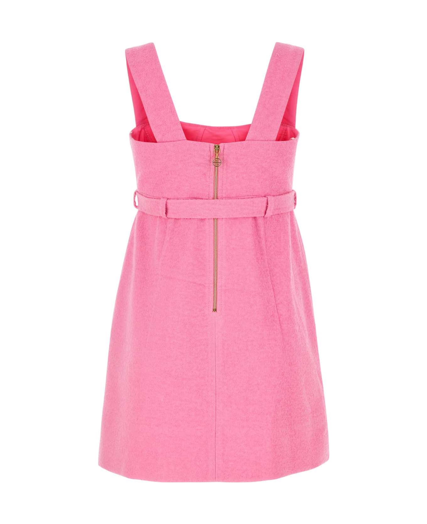 Patou Pink Bouclã© Mini Dress - 453B