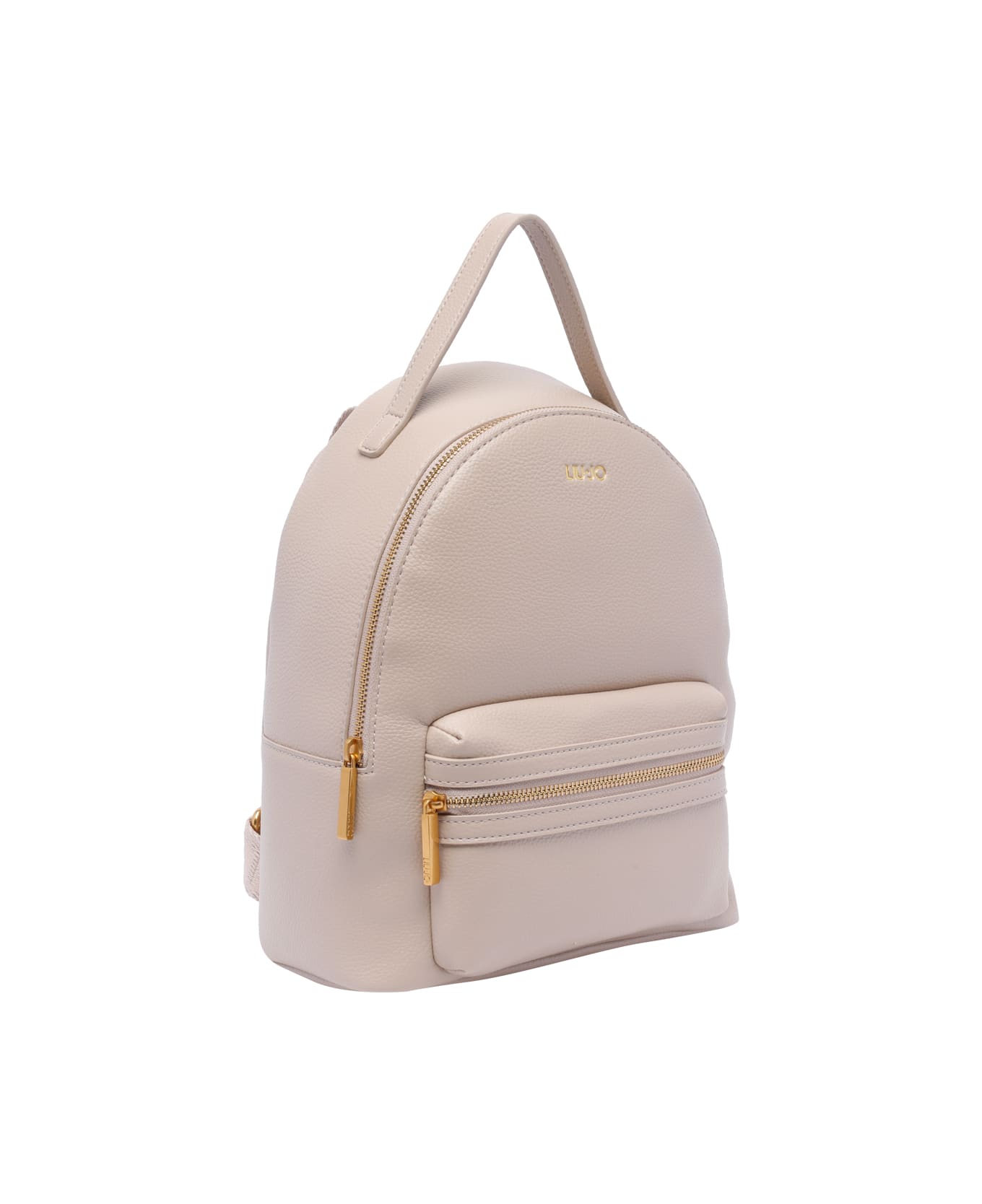 Liu-Jo Medium Logo Backpack - Beige