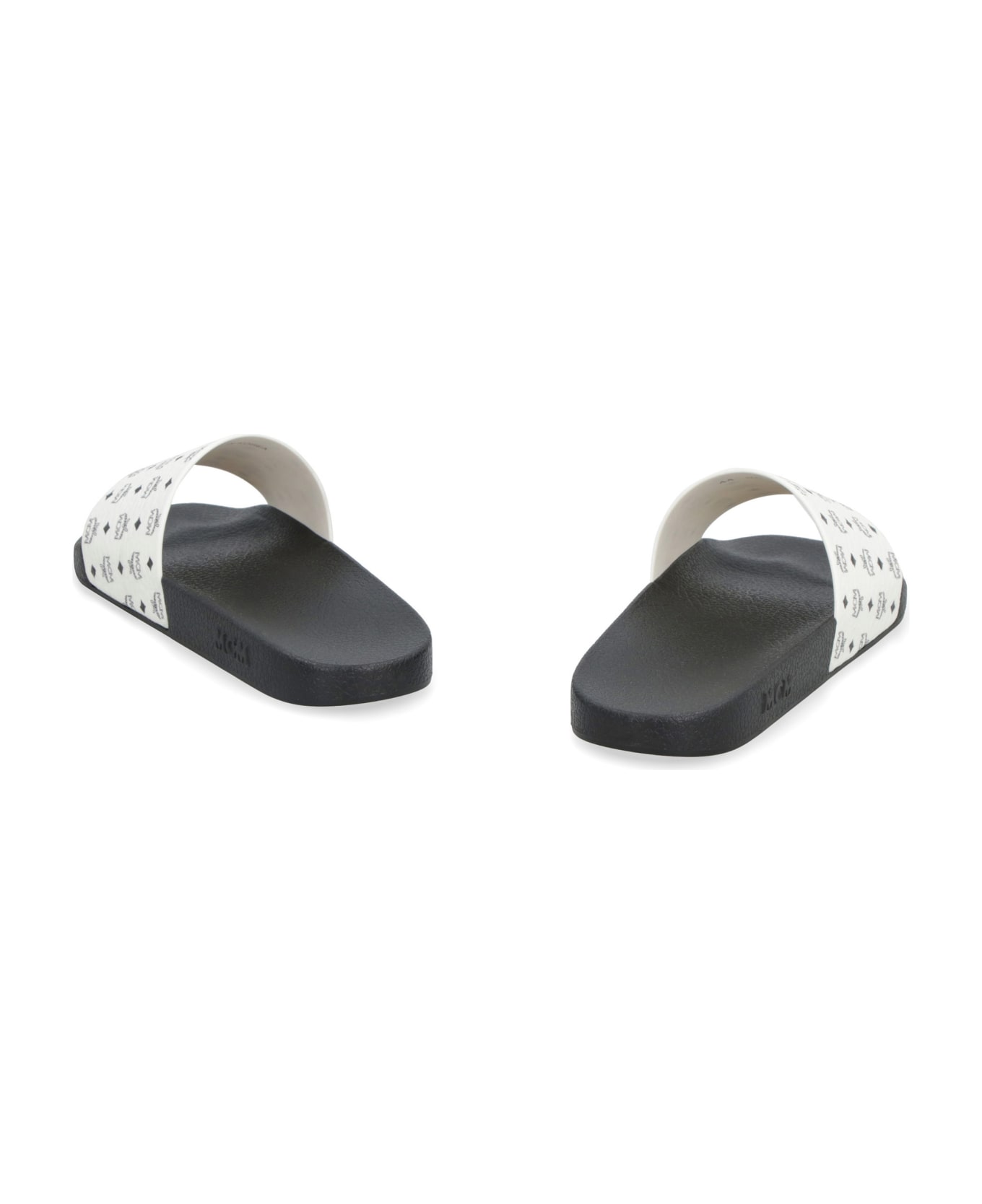 MCM Rubber Slides - black