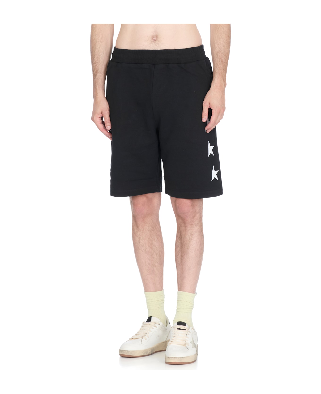 Golden Goose Diego Boxing Bermuda Shorts - Black