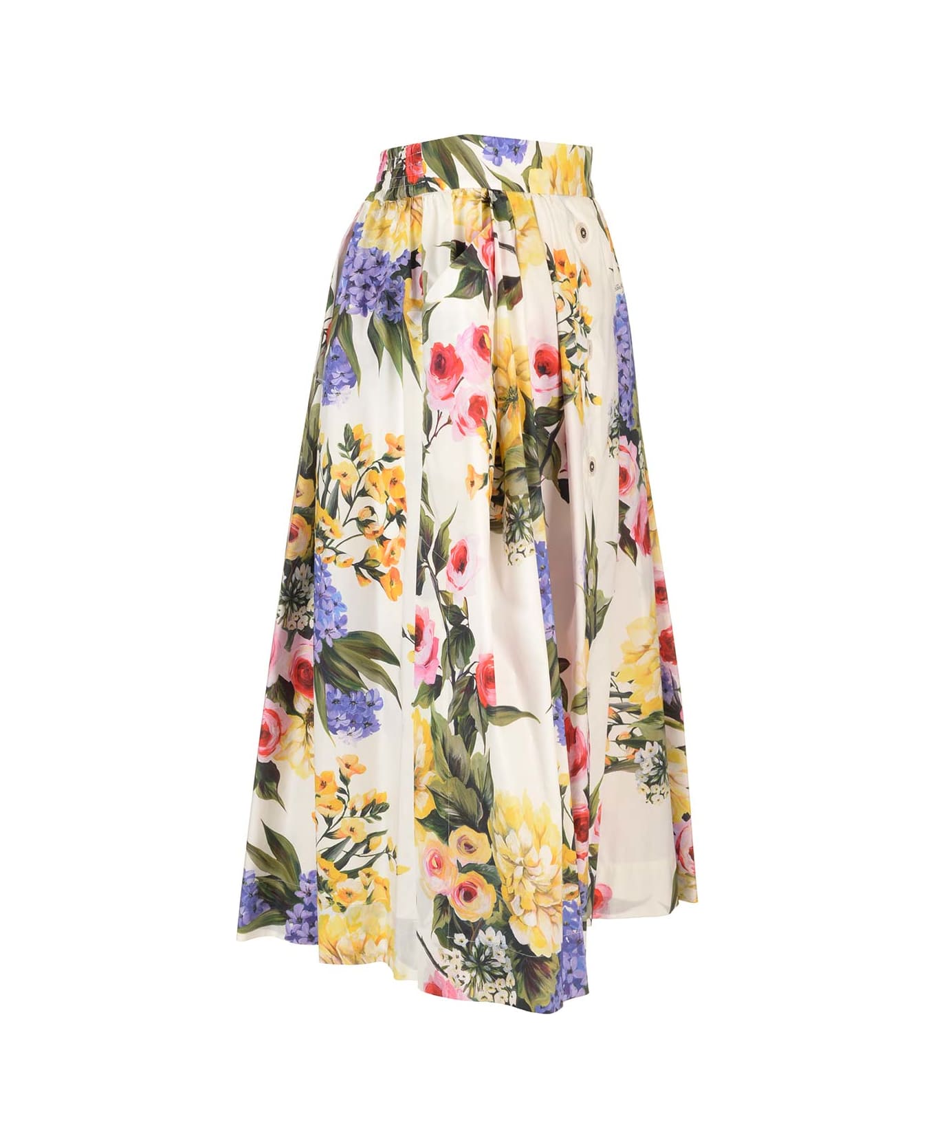 Dolce & Gabbana Floral Print Skirt - Multicolor
