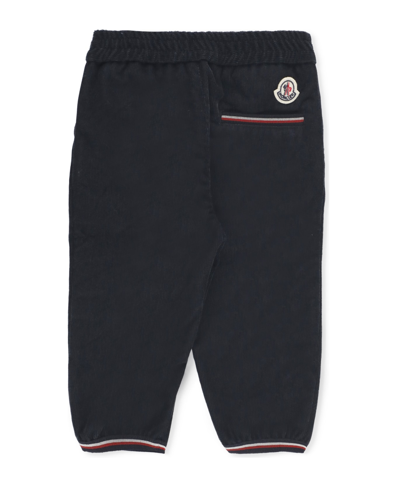 Moncler Ribbed Trousers - Blue