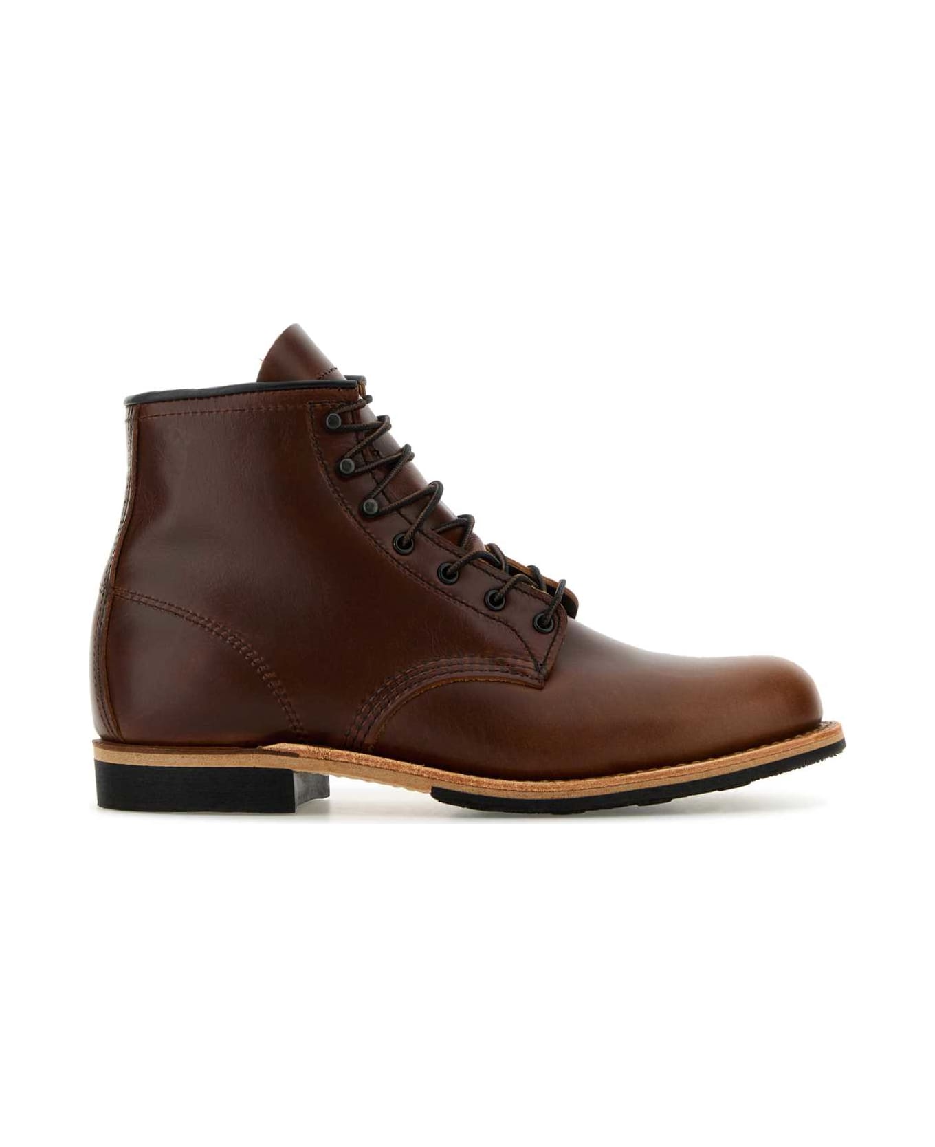 Red Wing Brown Leather Ankle Boots - CIGAREXCALIBUR