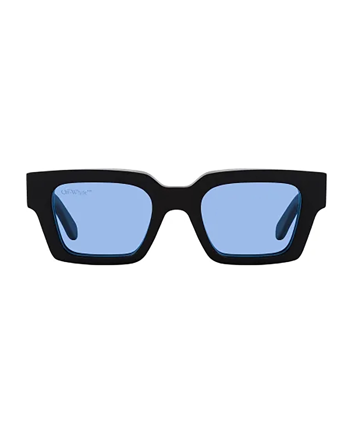 サングラス Off-White Unisex SUNGLASSES (OERI016C99PLA002 5907 BLUE) OFF-WHITE Virgil Square Sunglasses Blue/Light Blue