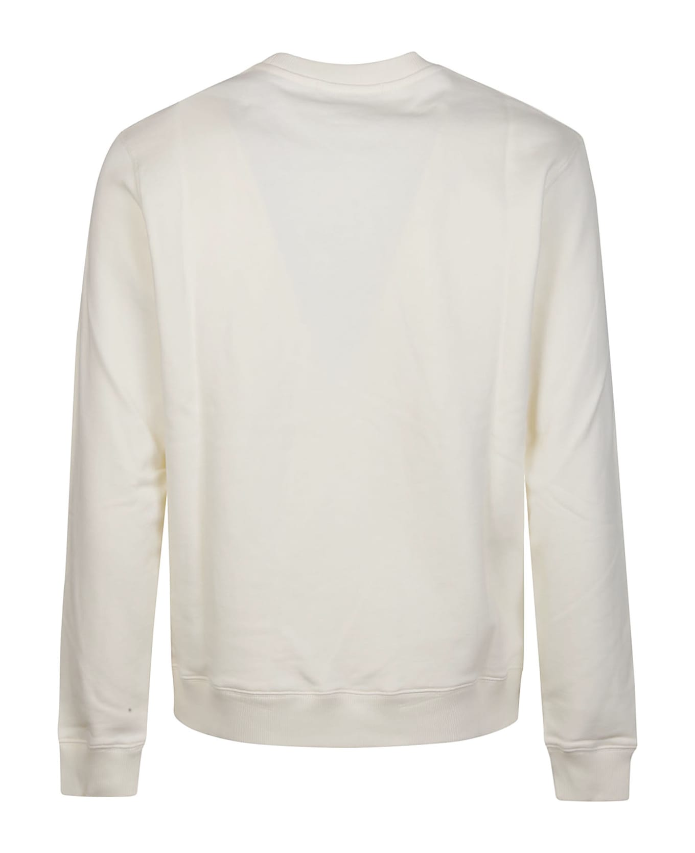 MSGM Logo Print Sweatshirt - Off White