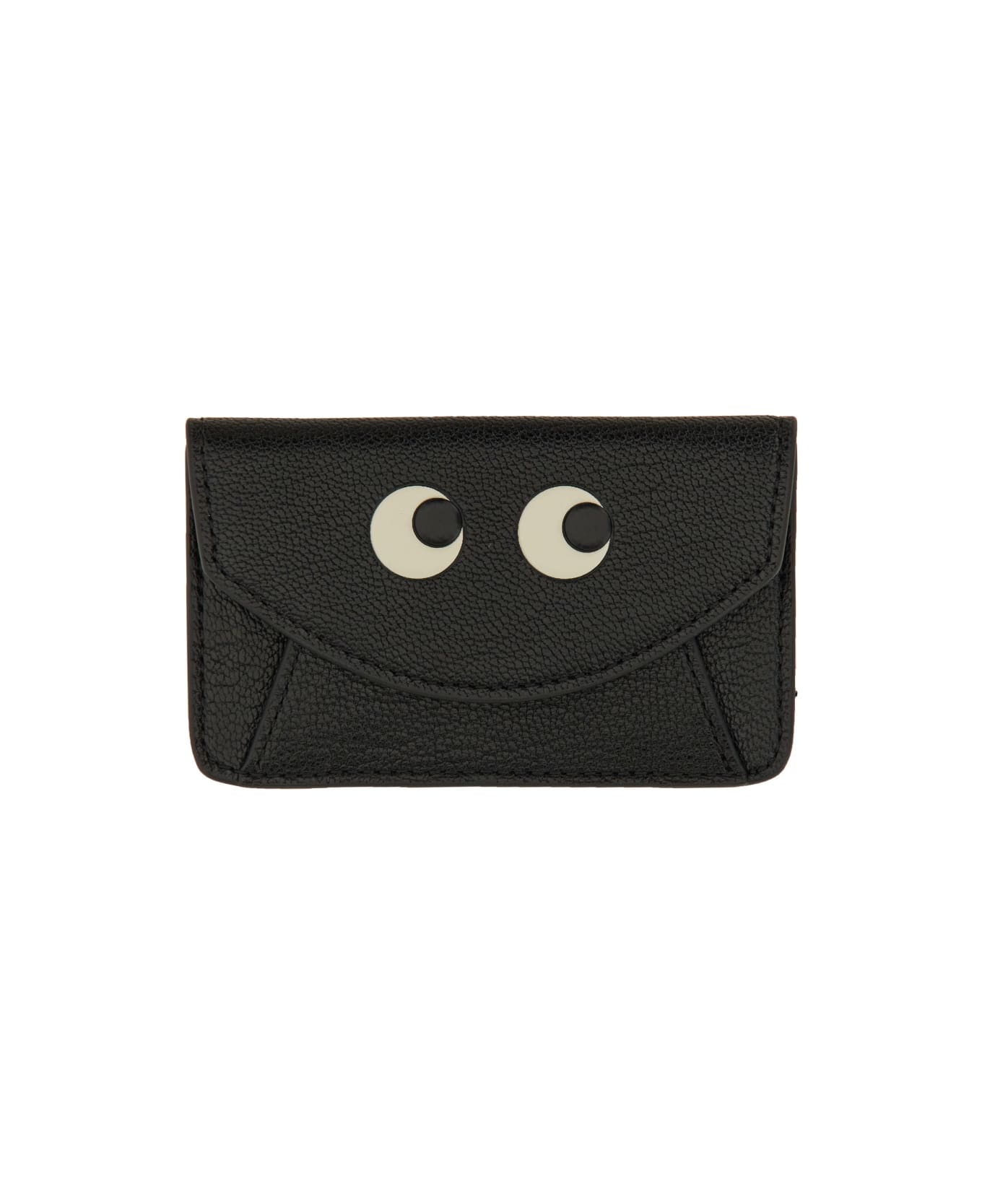 Anya Hindmarch Leather Wallet - BLACK