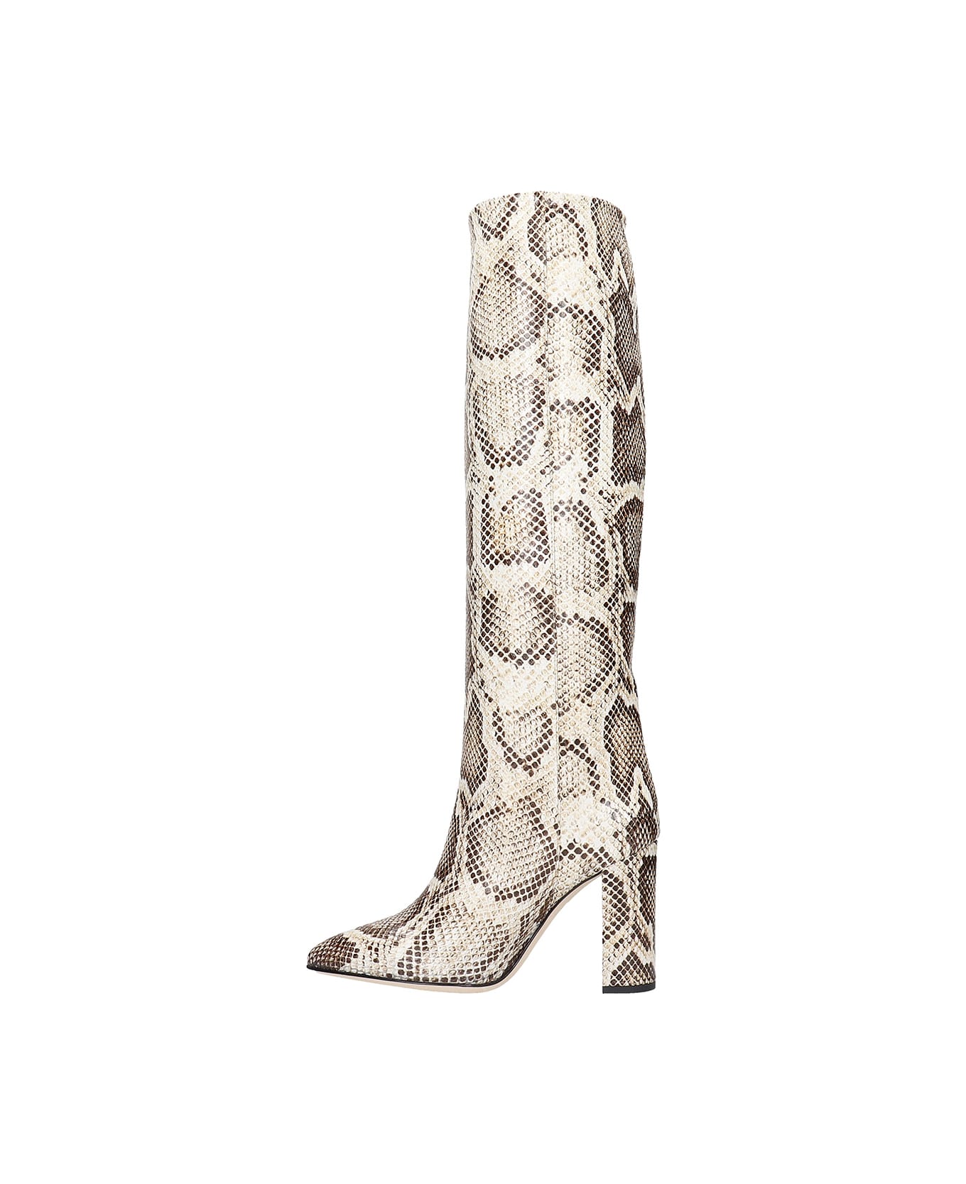 Paris Texas High Heels Boots In Animalier Leather - Animalier