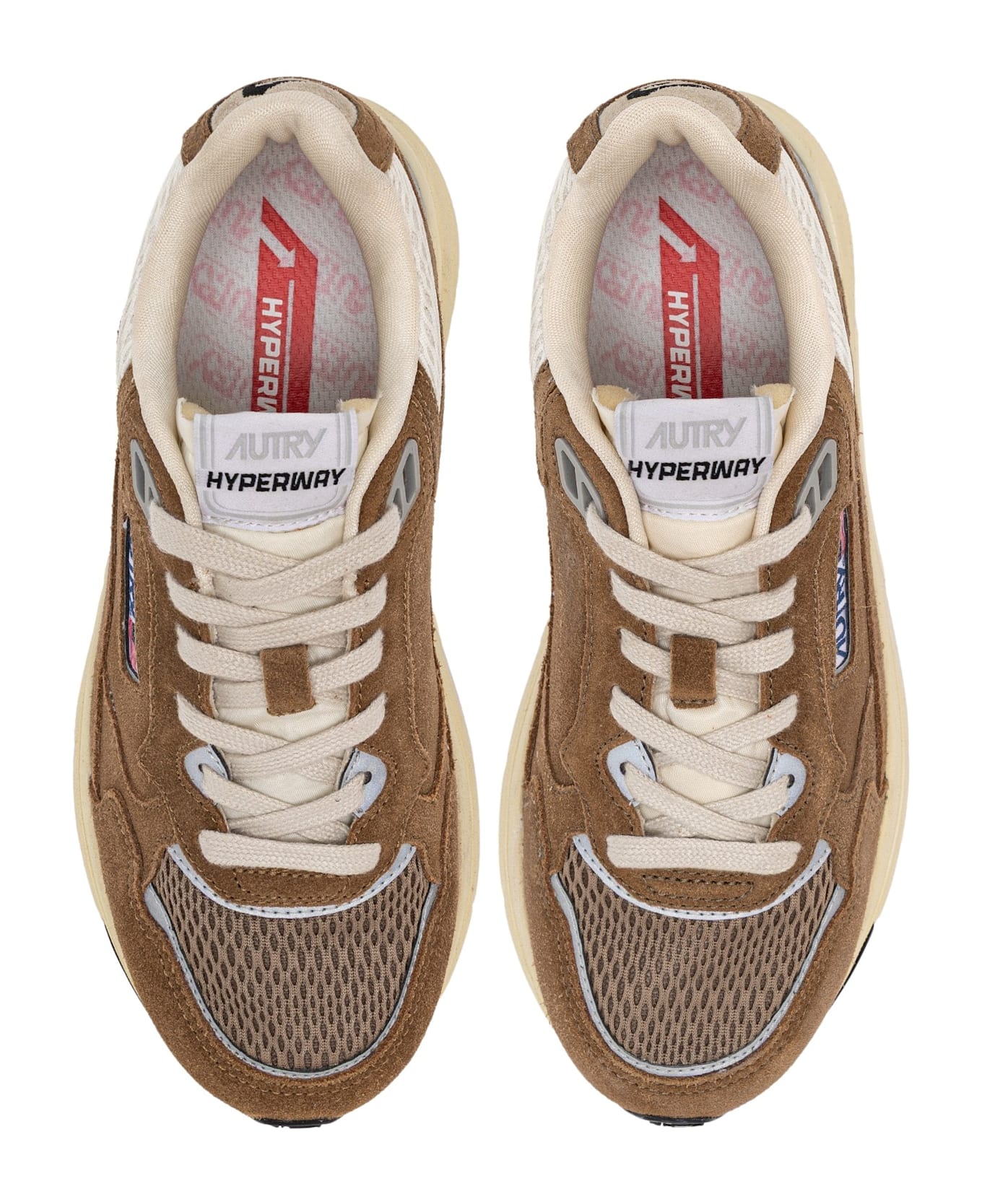 Autry Hyperway Lowsuede Mesh Cigar Silv - Cigar Silver