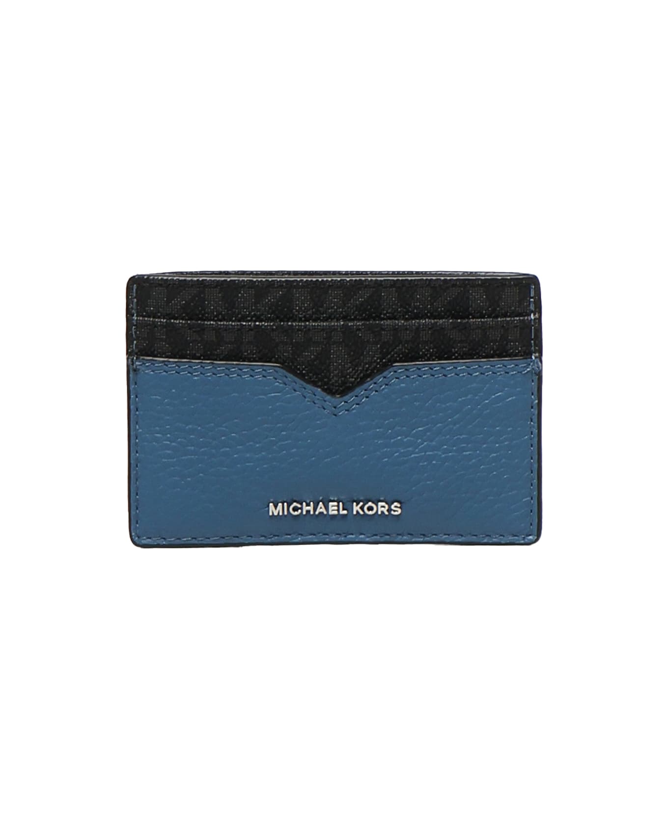 MICHAEL Michael Kors Hudson Card Holder With Logo - IMPERIAL BLUE