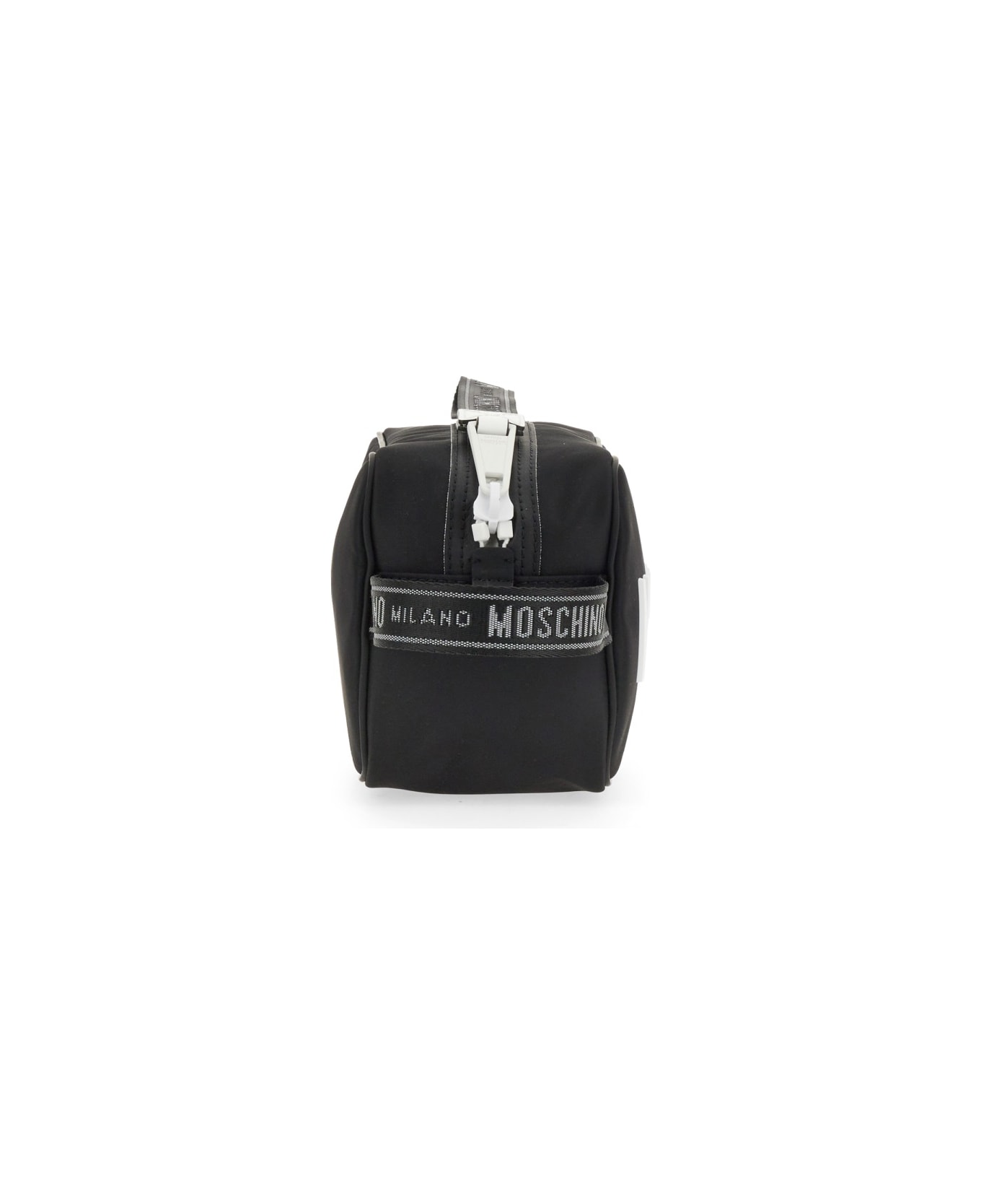 Moschino Beauty Case With Logo - BLACK