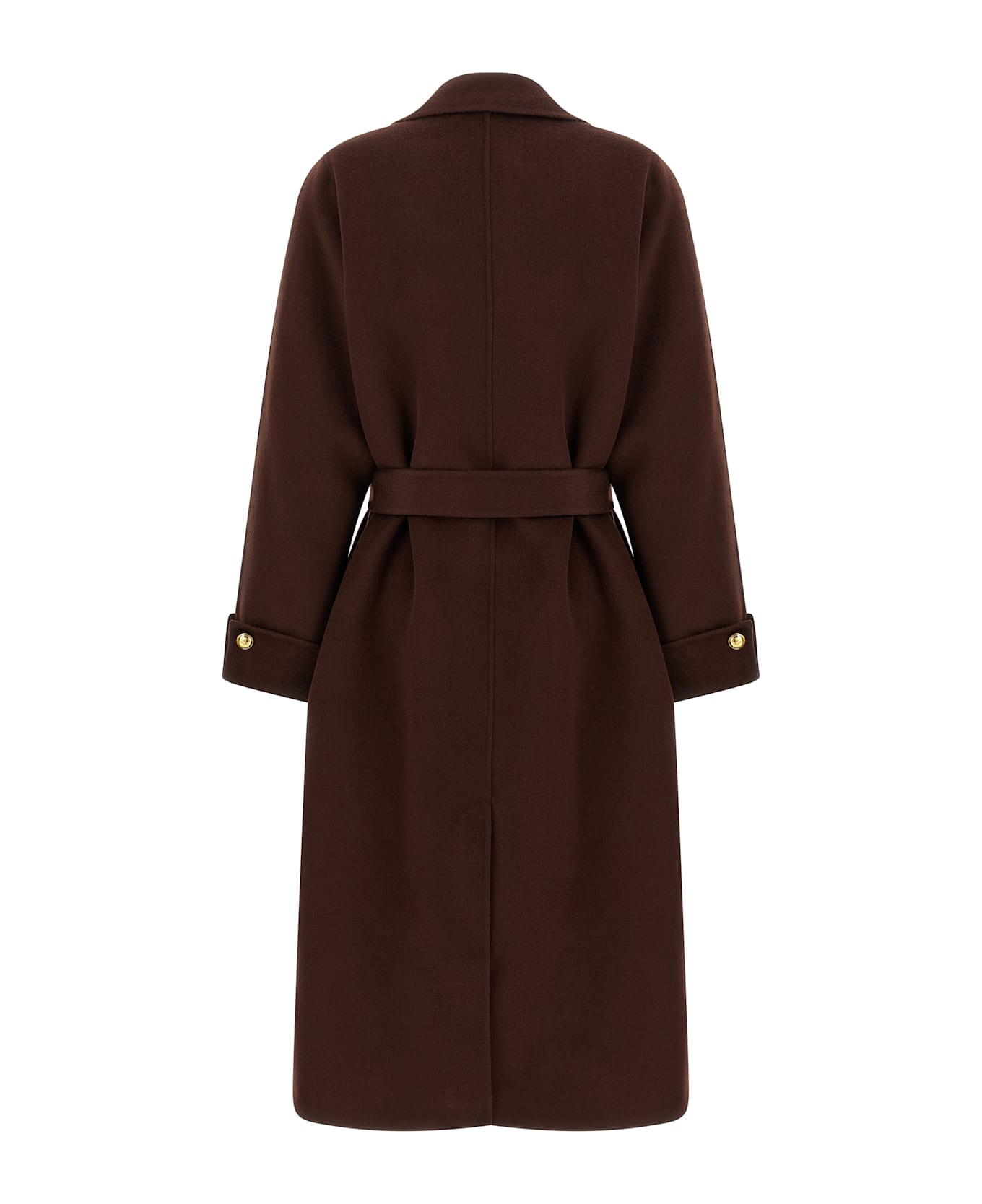 Elisabetta Franchi Dressing Gown Coat - Brown