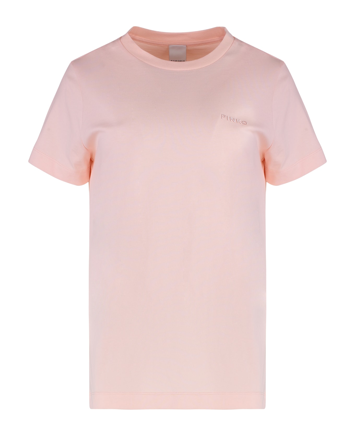 Pinko Start Cotton Crew-neck T-shirt - Pink