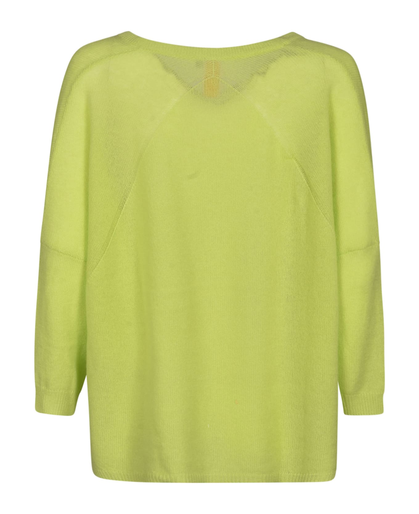 No Name V-neck Sweater - Lime ニットウェア