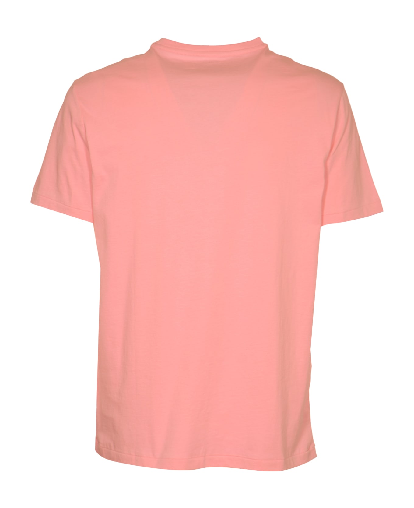 Polo Ralph Lauren Logo Embroidered Regular T-shirt - Pink シャツ