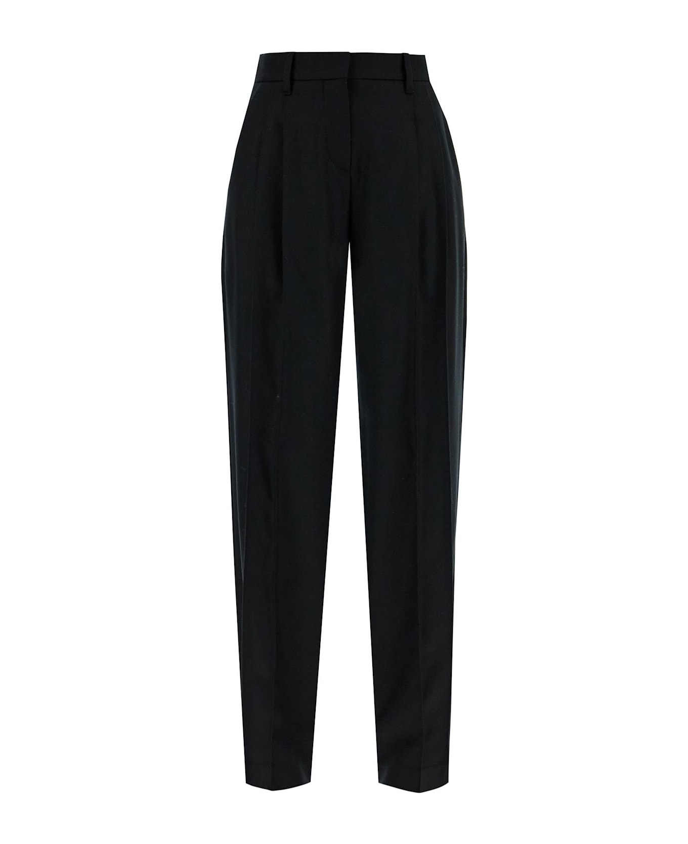 Brunello Cucinelli Concealed Straight Trousers - NERO (Black)