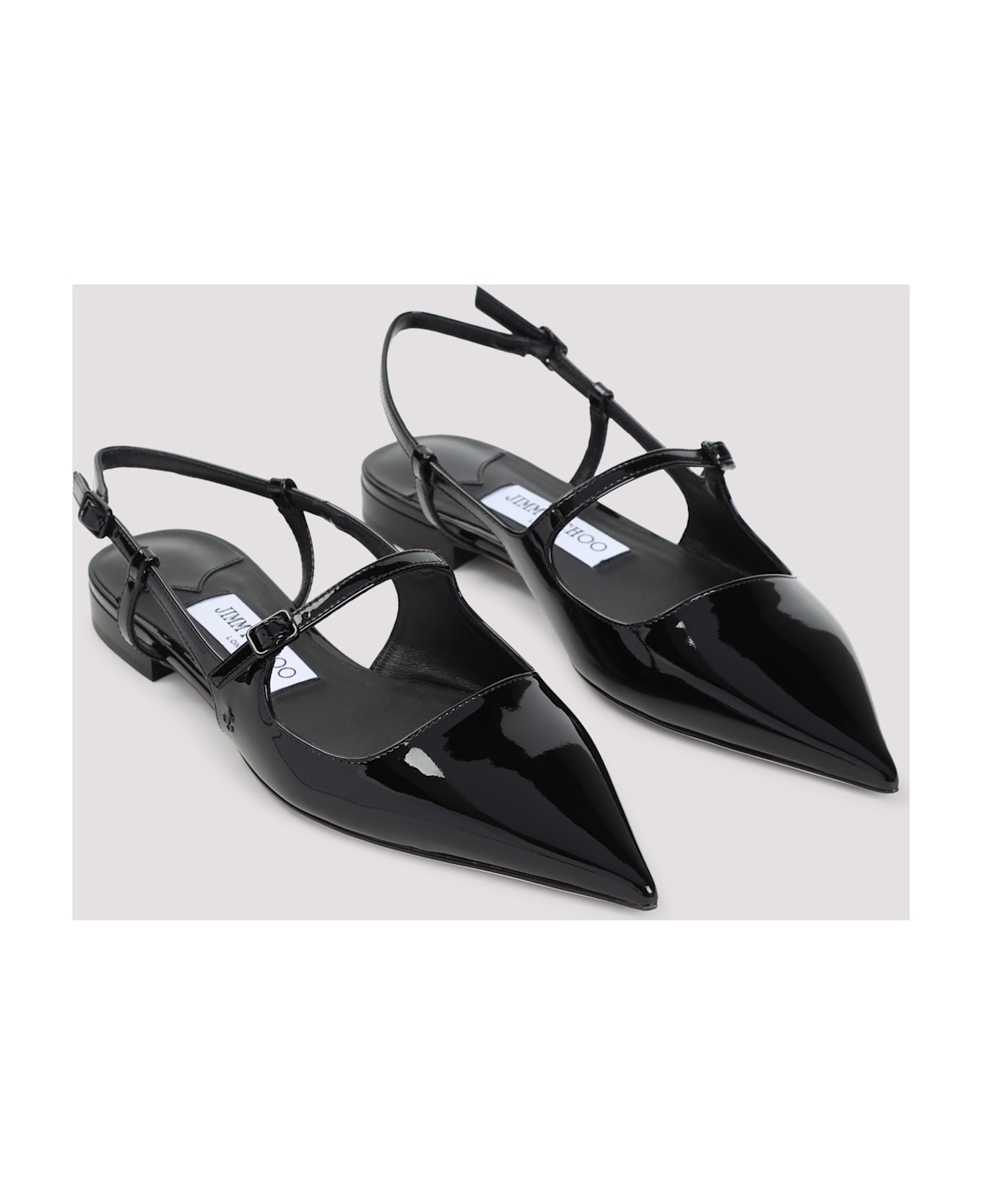 ジミーチュウ Jimmy Choo Didi Flat Mules Didi Flat | Silver Liquid Metal Leather Flats | JIMMY CHOO US