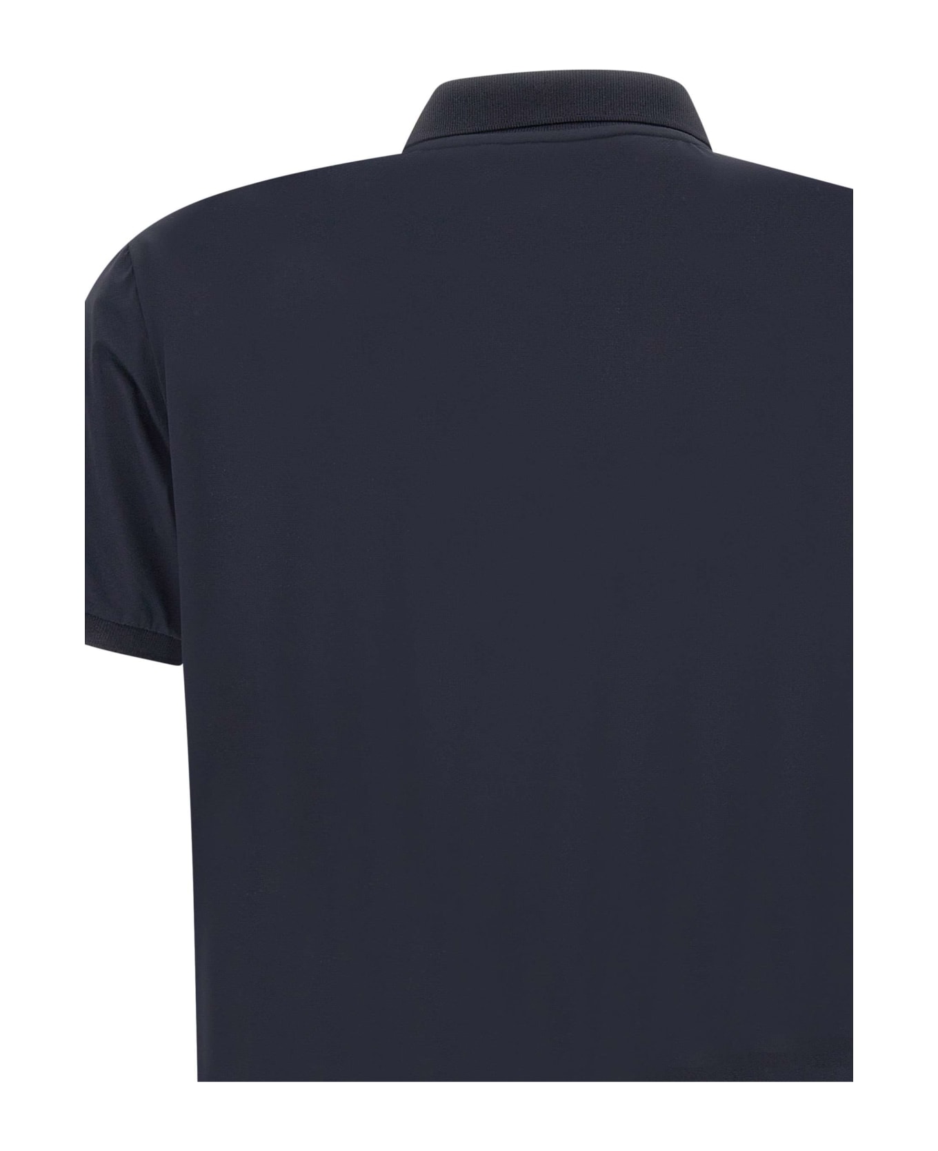 RRD - Roberto Ricci Design 'gdy' Cotton Oxford Polo Shirt Polo Shirt - BLUE BLACK