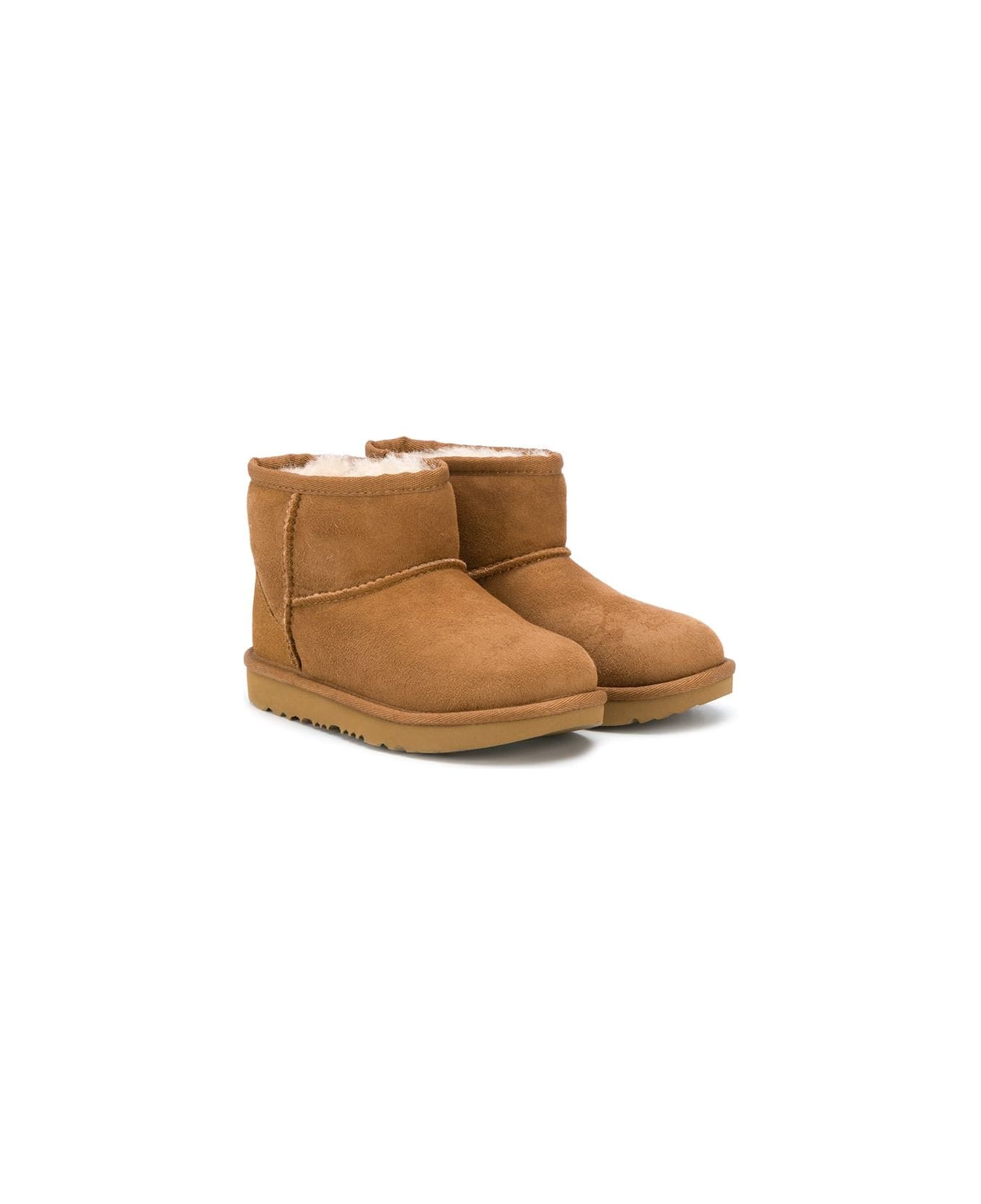 UGG Brown Ankle Boots Unisex - Brown