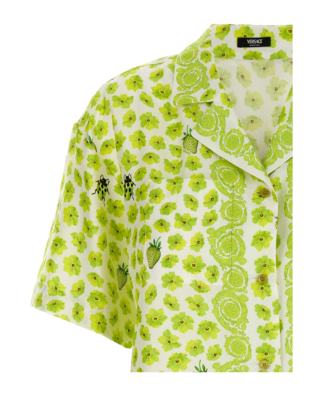 Versace 
strawberry Garden
 Shirt - Multicolor
