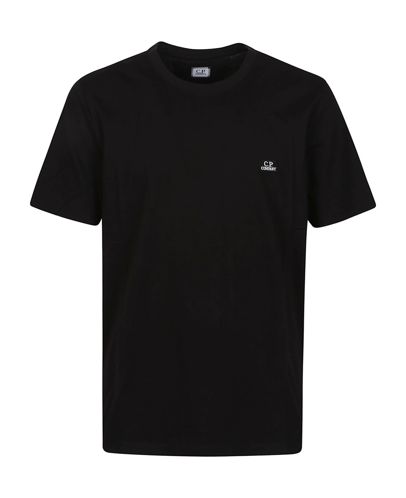 C.P. Company 30/1 Jersey Logo T-shirt - Black