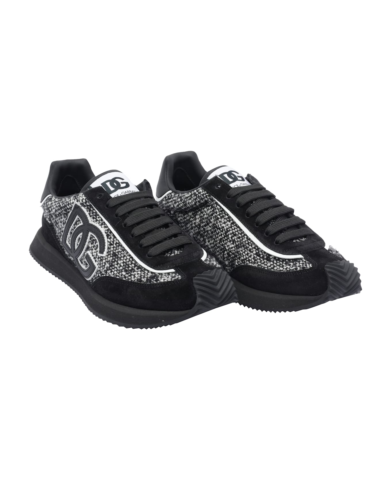 Dolce 
Gabbana Dg Cushion Sneakers - Black