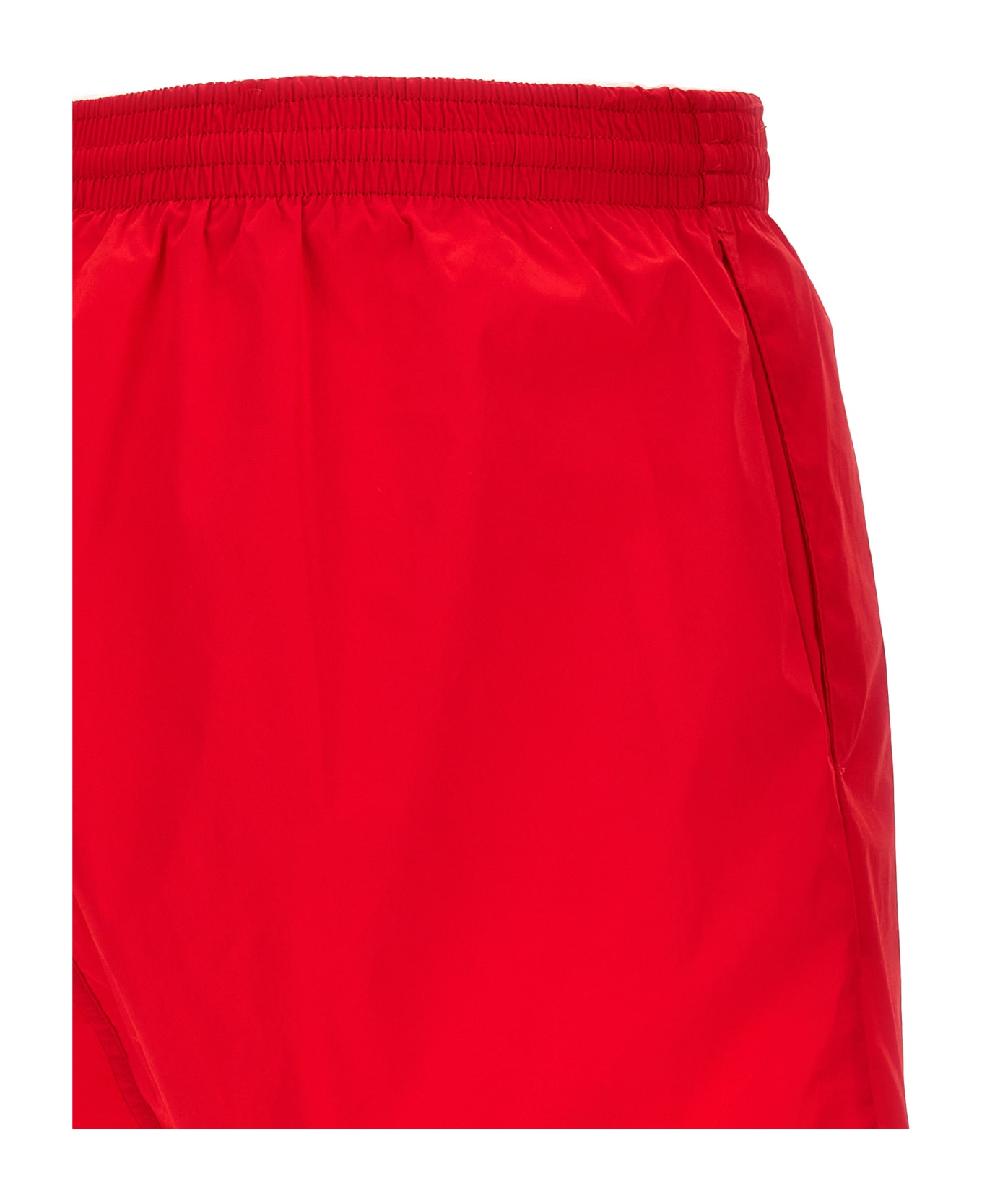 Dsquared2 Midi Boxer Shorts - Red/white 水着