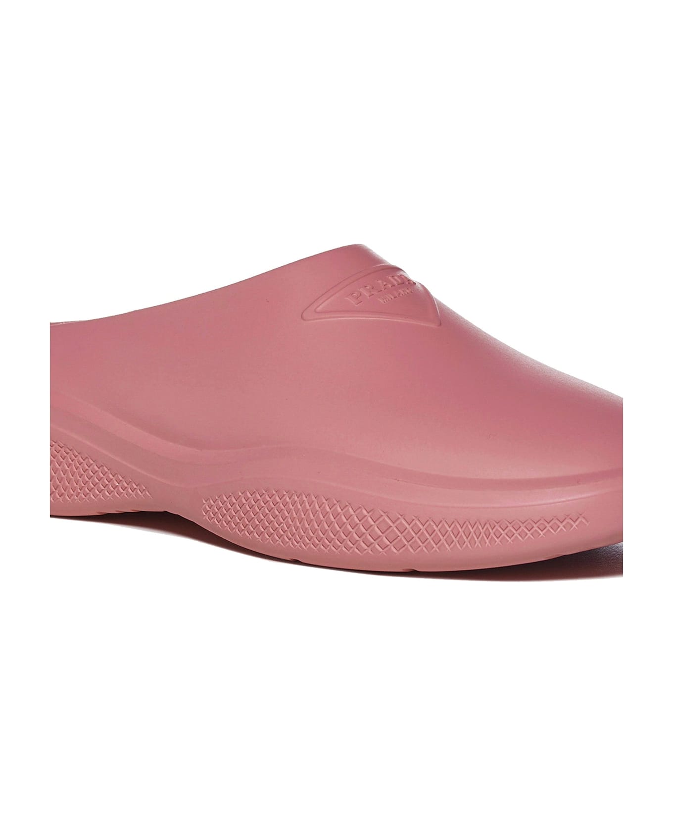 Prada Mellow Rubber Mules - Pink サンダル