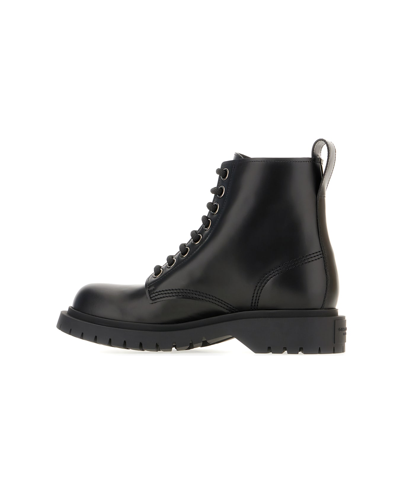 Givenchy Black Leather Ankle Boots - BLACK