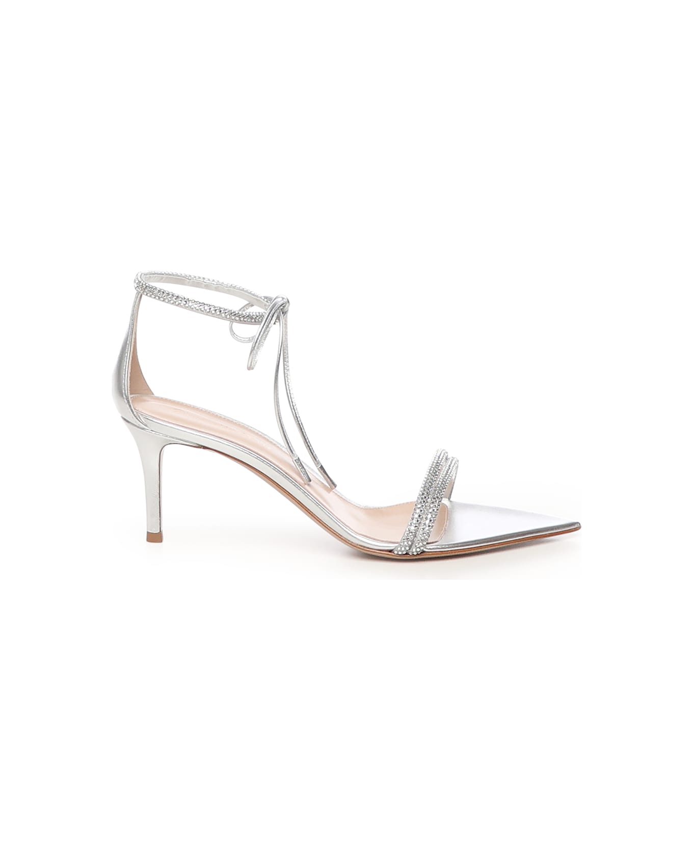 Gianvito Rossi Monte Carlo Sandals - Silver