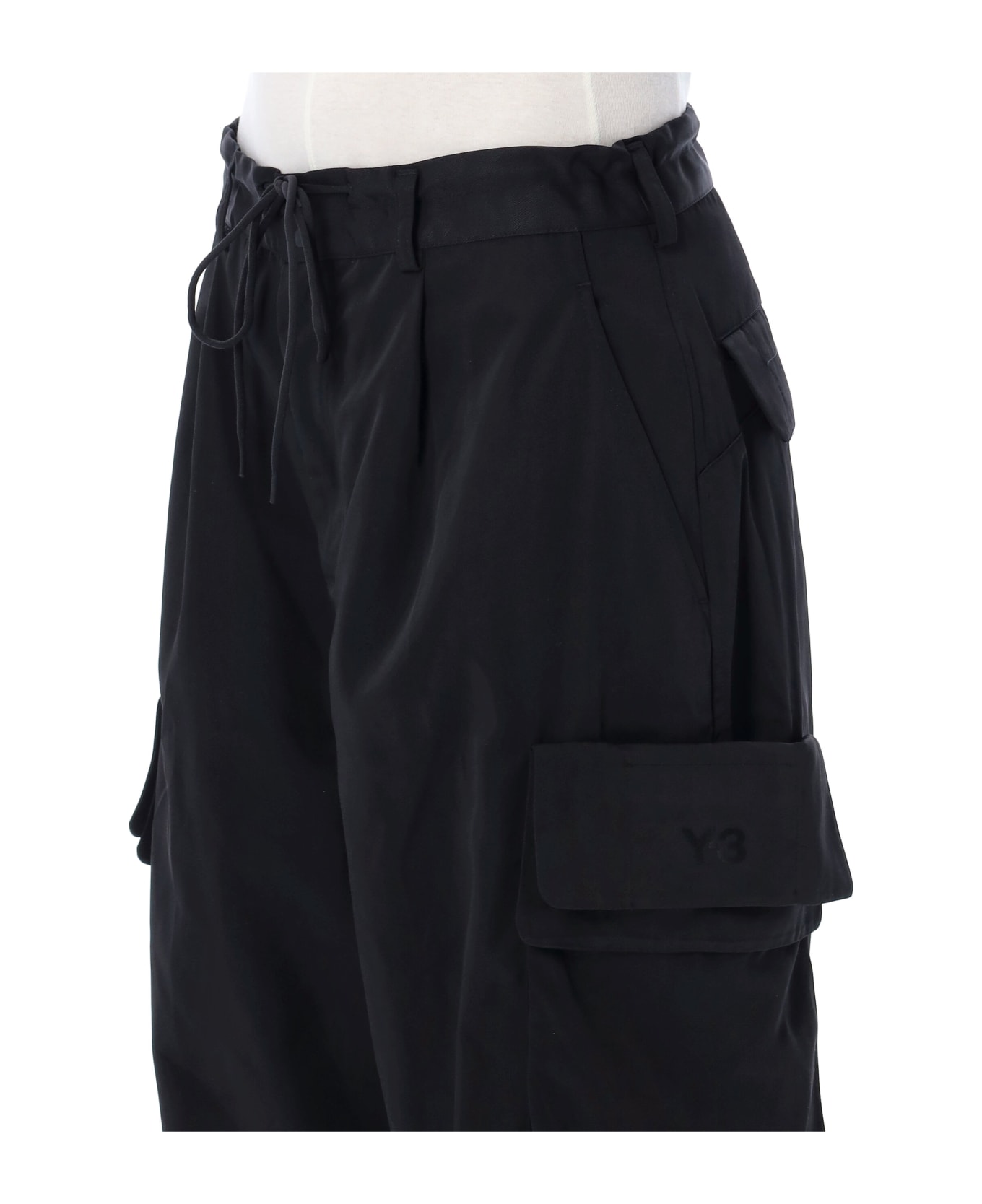 Y-3 Cargo Trousers - BLACK ボトムス