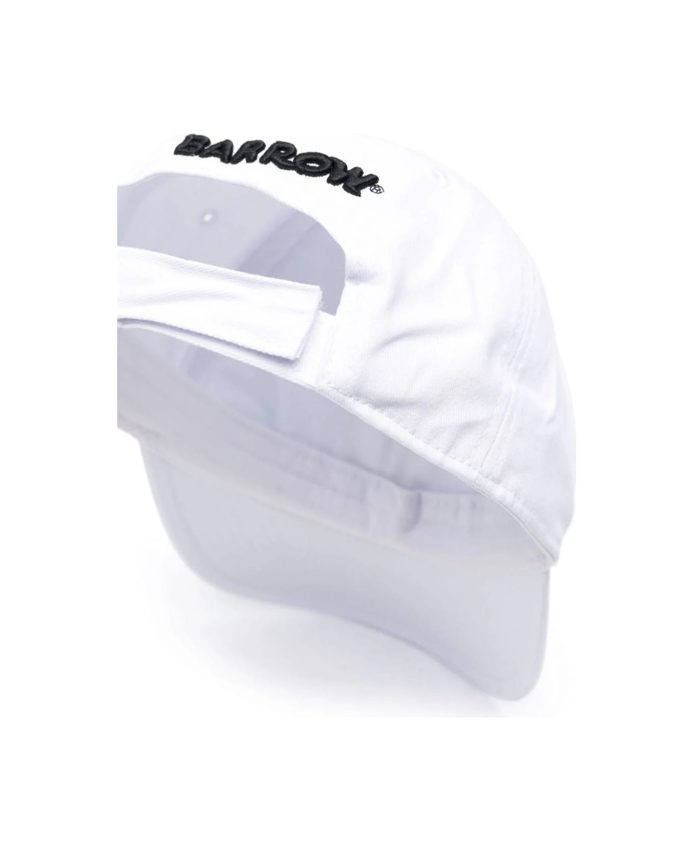 Barrow White Baseball Hat With Logo - White
