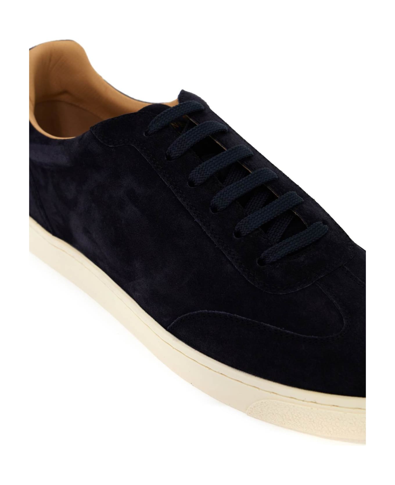 Brunello Cucinelli Suede Sneakers In Six - PROFONDO (Blue) スニーカー