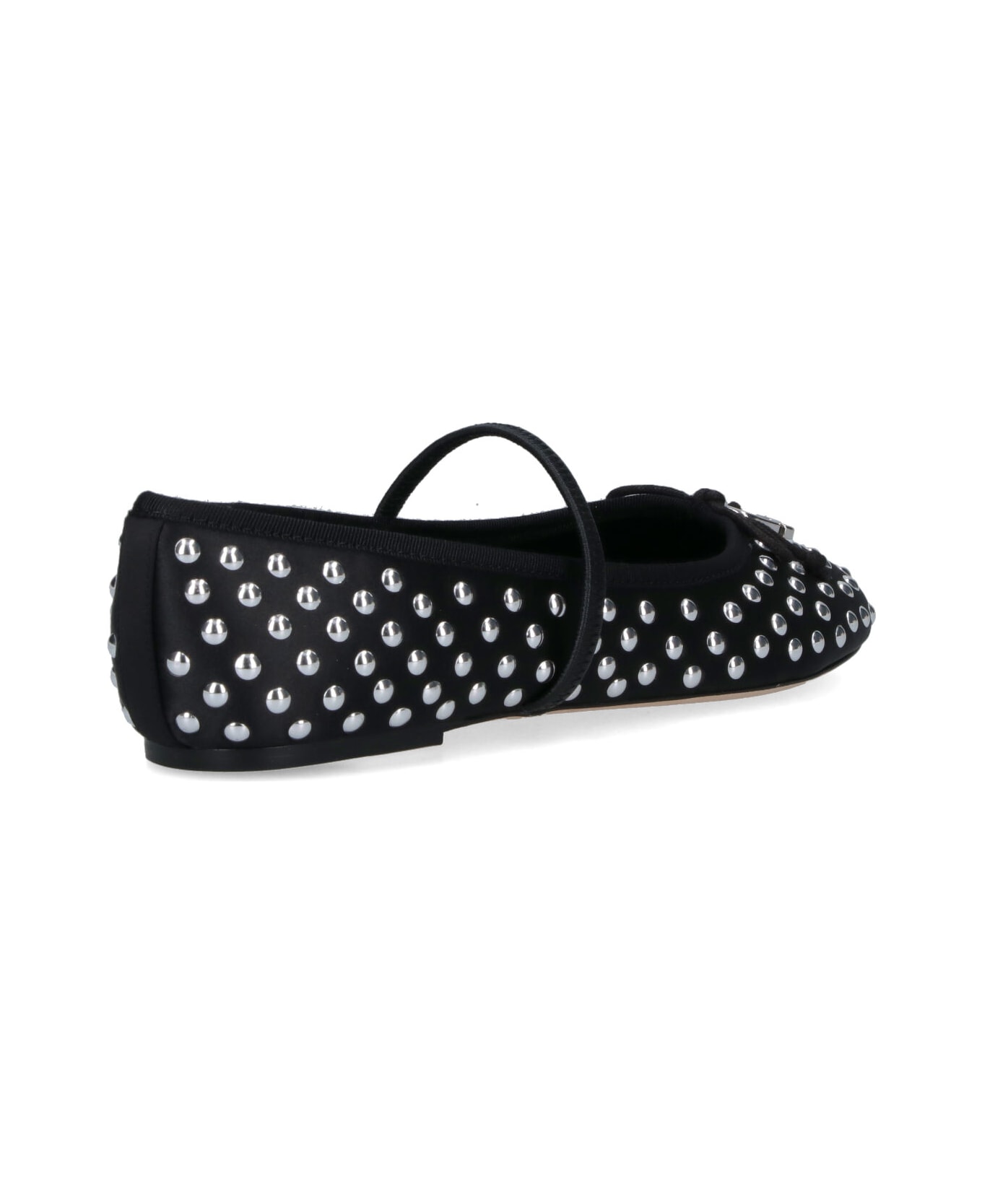 Marc Jacobs "the Studded Sabrina" Ballet Flats - Black  