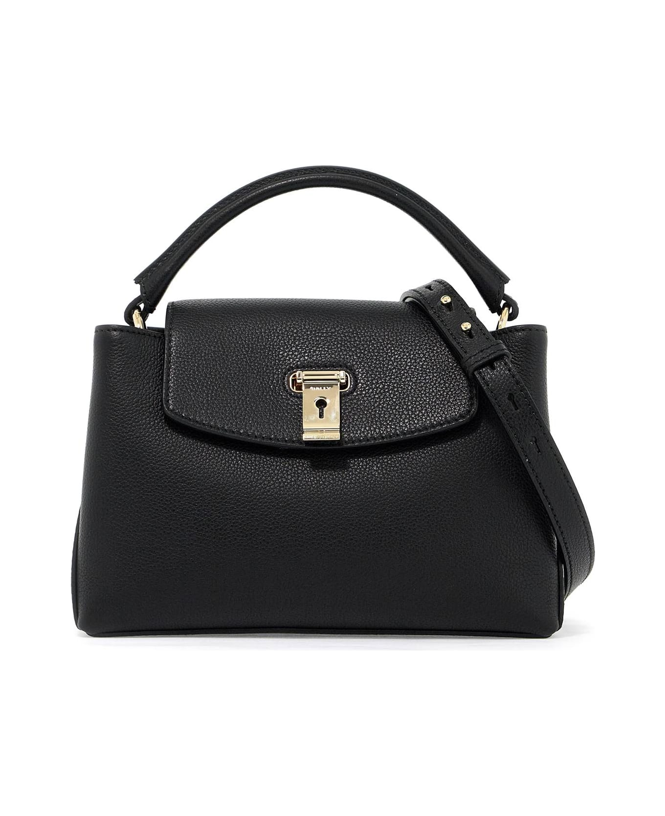 Bally Layka Sm Handle Bag - BLACK+YELGOLD (Black)