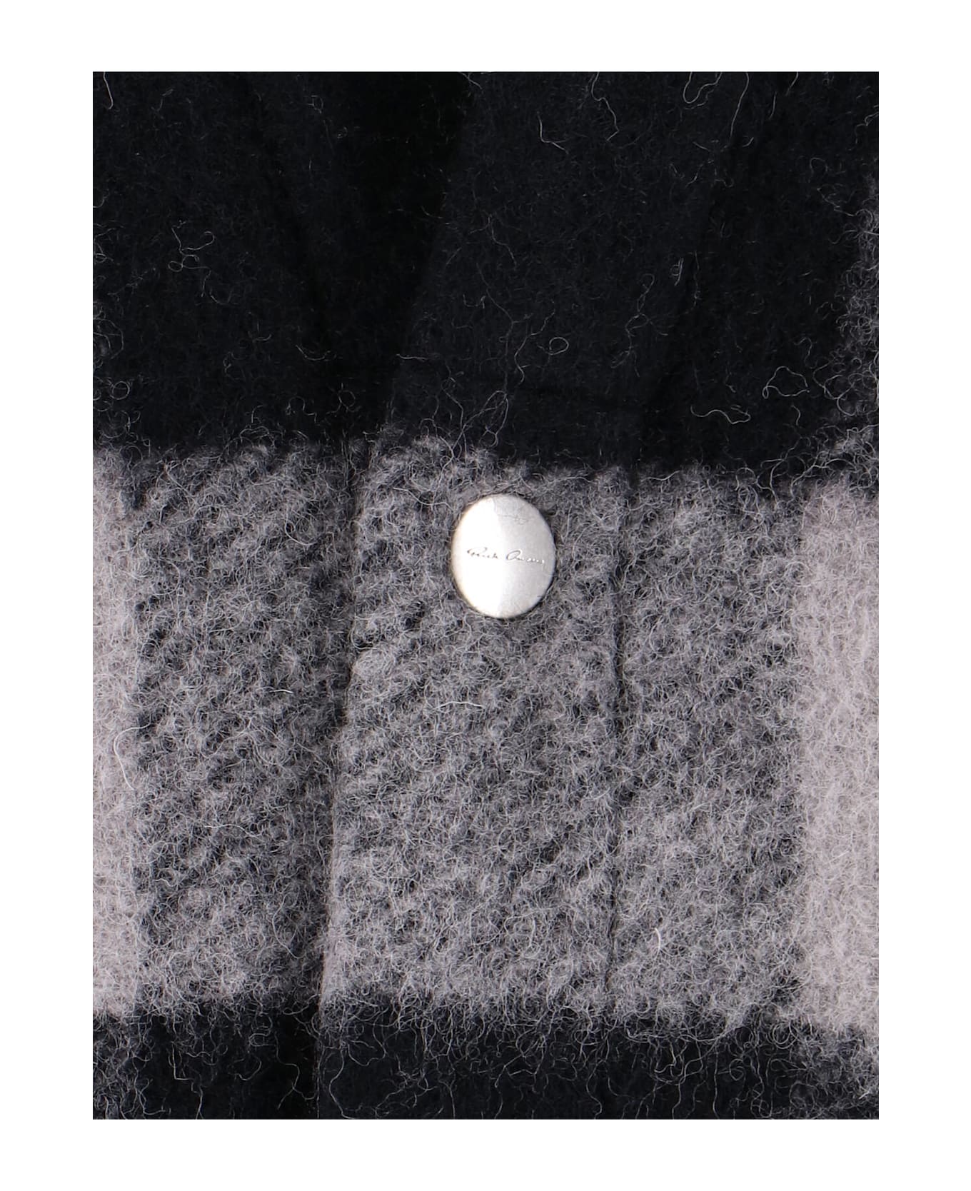 Rick Owens 
larry
 Wool Shirt - Black  