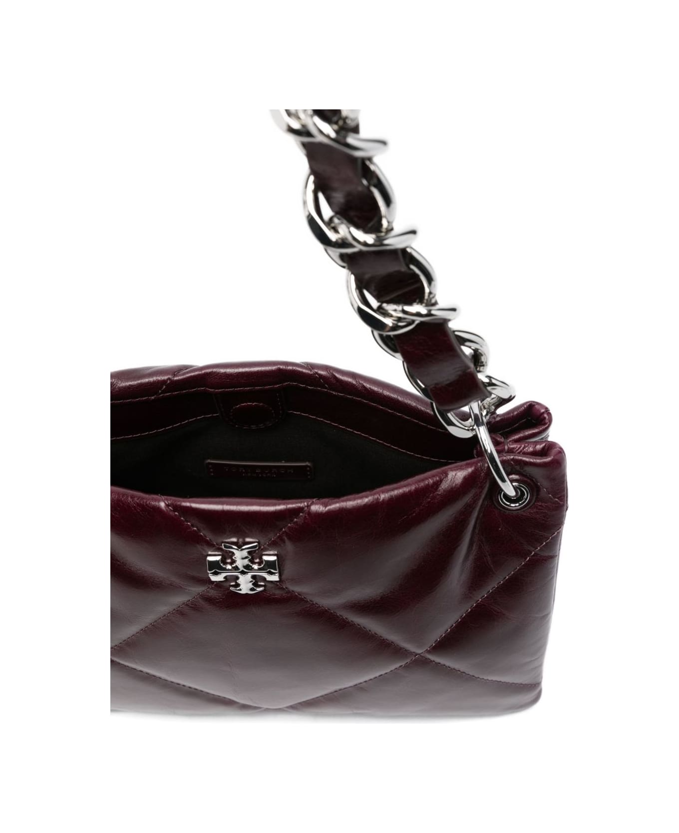 Tory Burch Kira Leather Shoulder Bag - Bordeaux