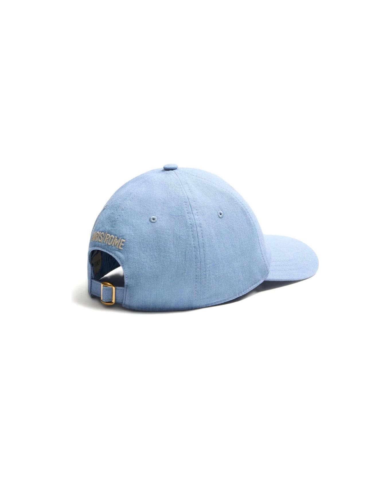 Valentino Garavani Chez Valentino Baseball Cap - Clear Blue