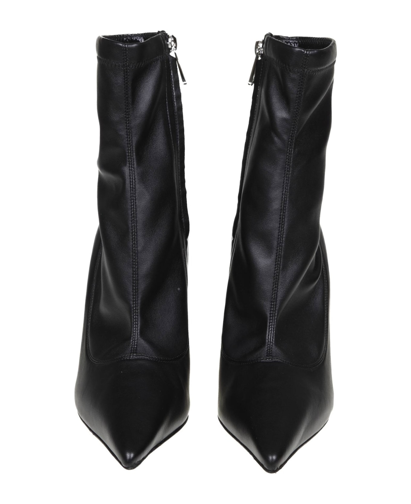 Dolce & Gabbana Boots In Nappa-effect Fabric - Nero