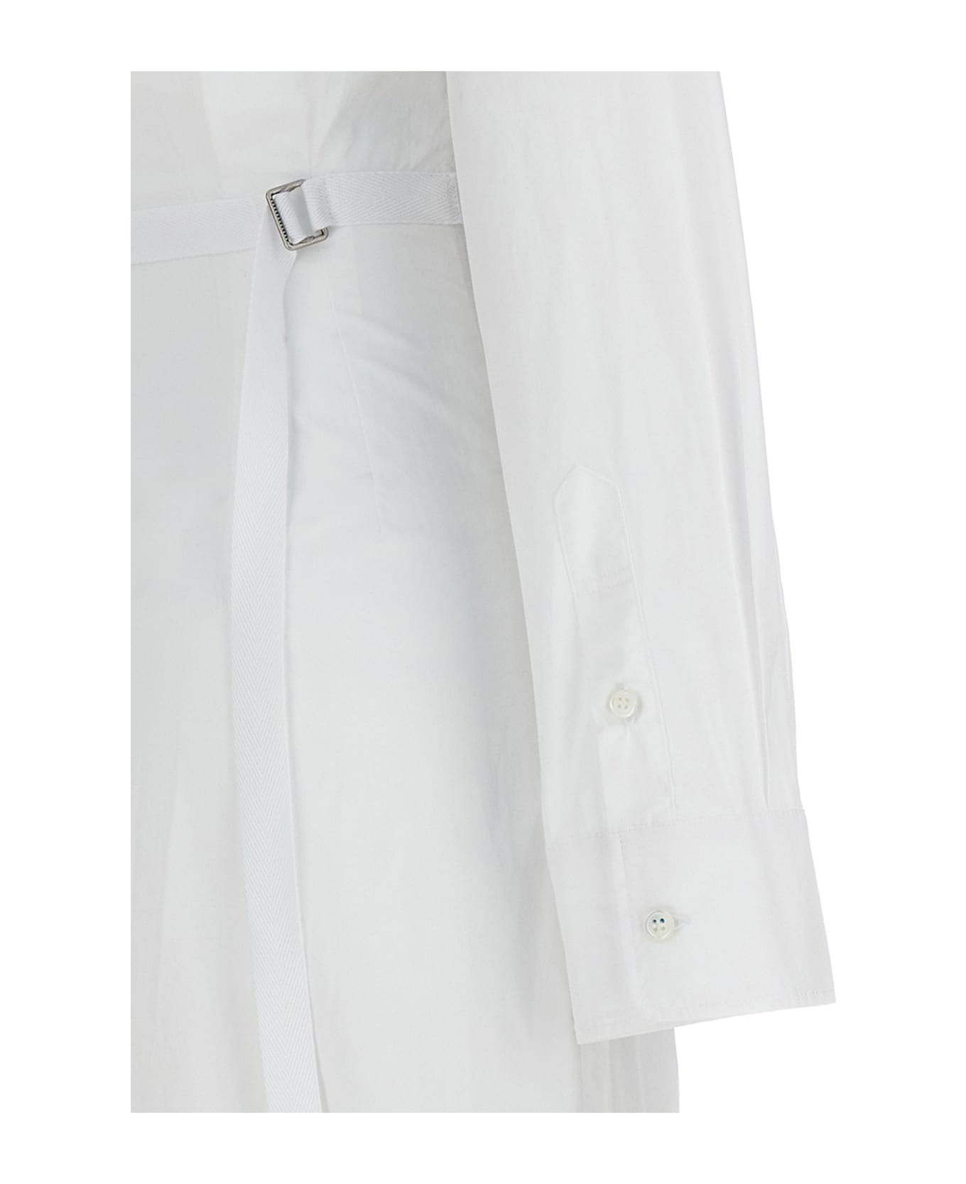 Ann Demeulemeester 'che Factory' Dress - White ワンピース＆ドレス