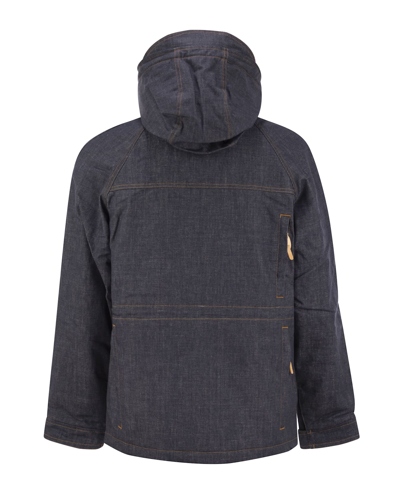 Manifattura Ceccarelli New Fisherman Denim - Hooded Parka In Denim Fabric - Denim