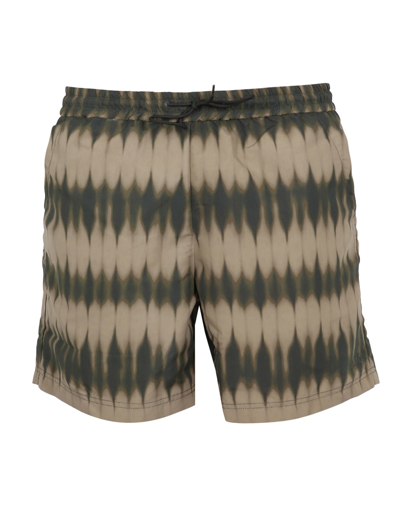 A.P.C. Swimsuit With Print - MARRONE