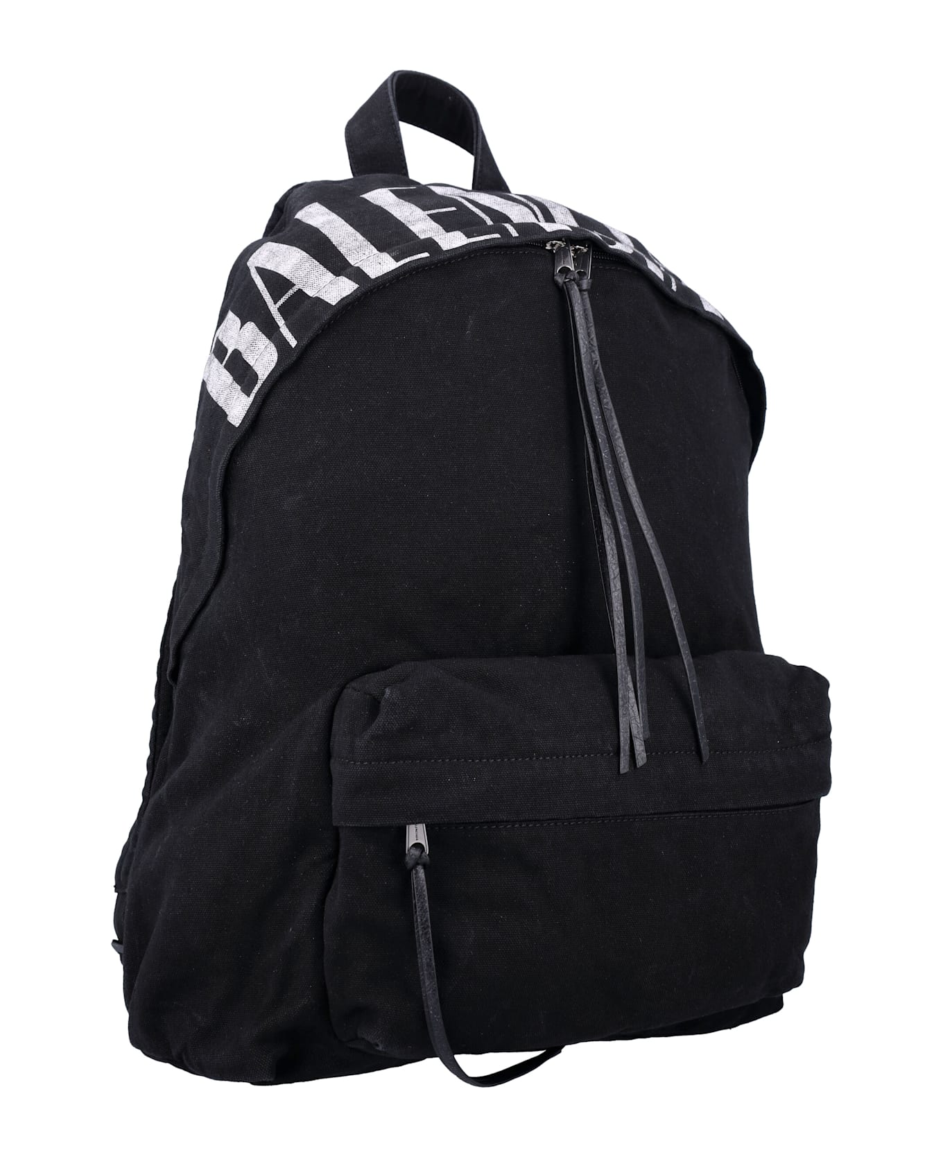 Balenciaga Editor Backpack - BLACK/L WHITE