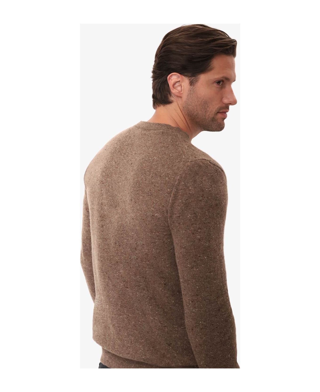 Larusmiani Cardigan Merino Sweater - Brown