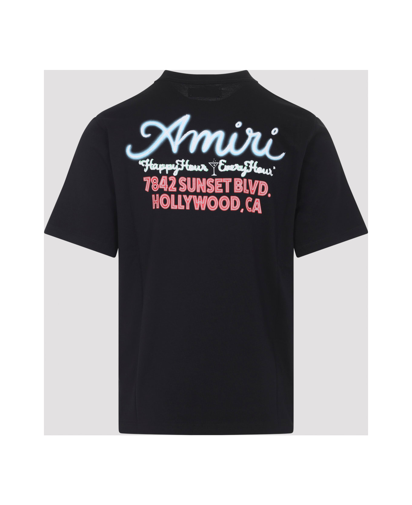 AMIRI Neon Lights Os T-shirt - Black