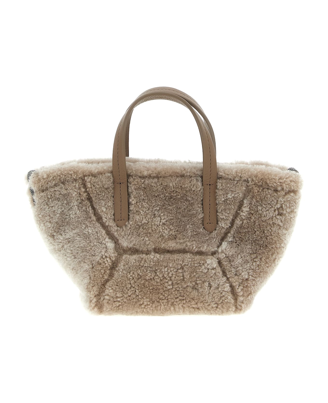 Brunello Cucinelli 
bc Duo
 Mini Handbag - Gray