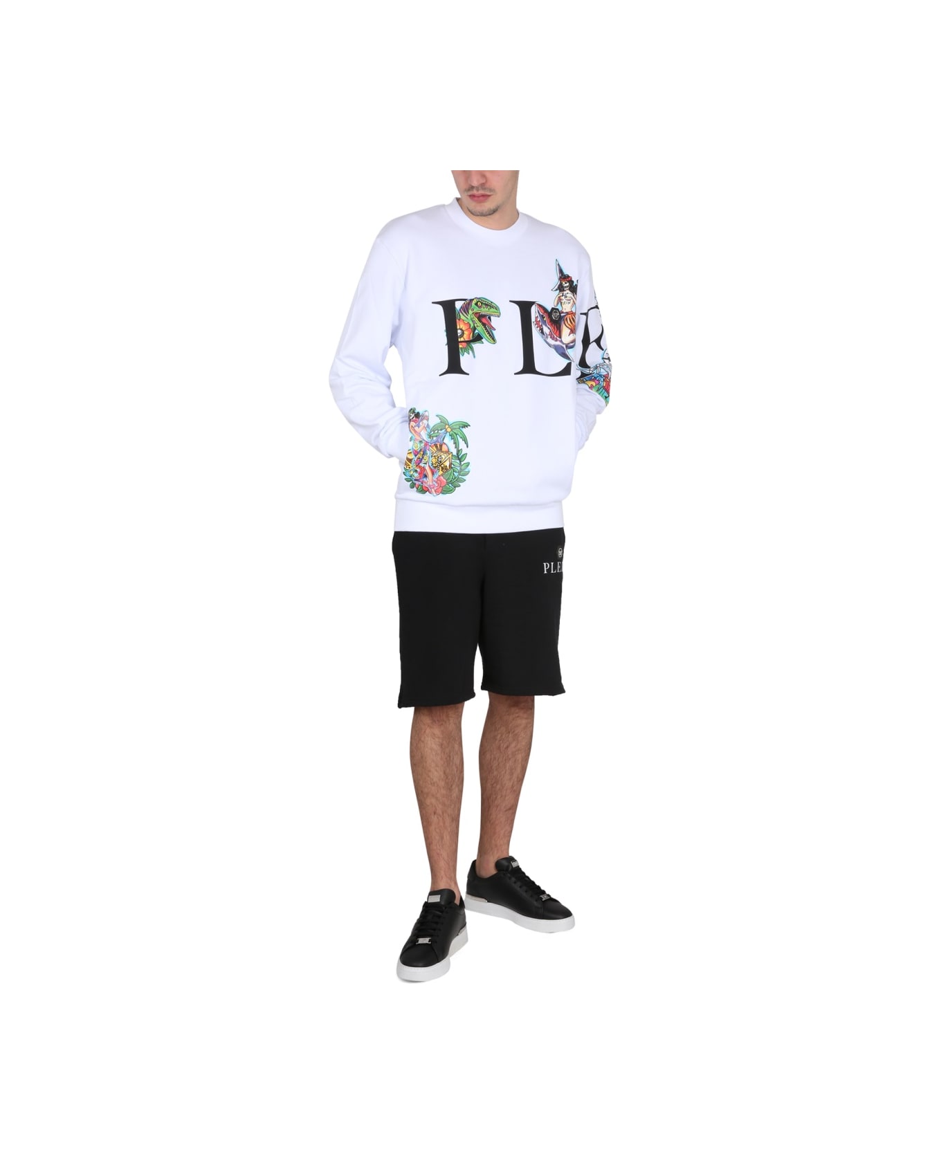 Philipp Plein Crewneck Sweatshirt - WHITE